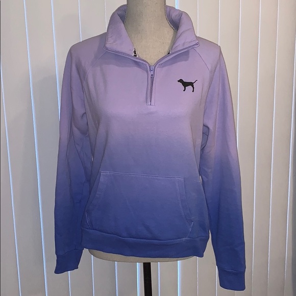 Pink Victoria’s Secret Quarter Zip - Picture 1 of 8